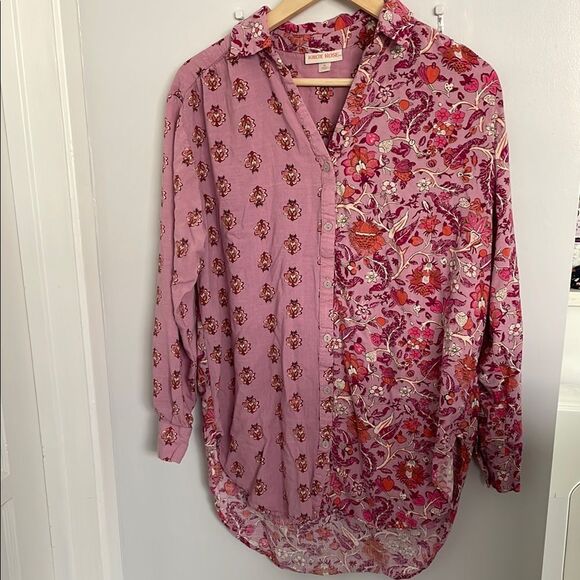 Knox Rose Purple Floral Top perfect summer top for size M - Picture 1 of 6